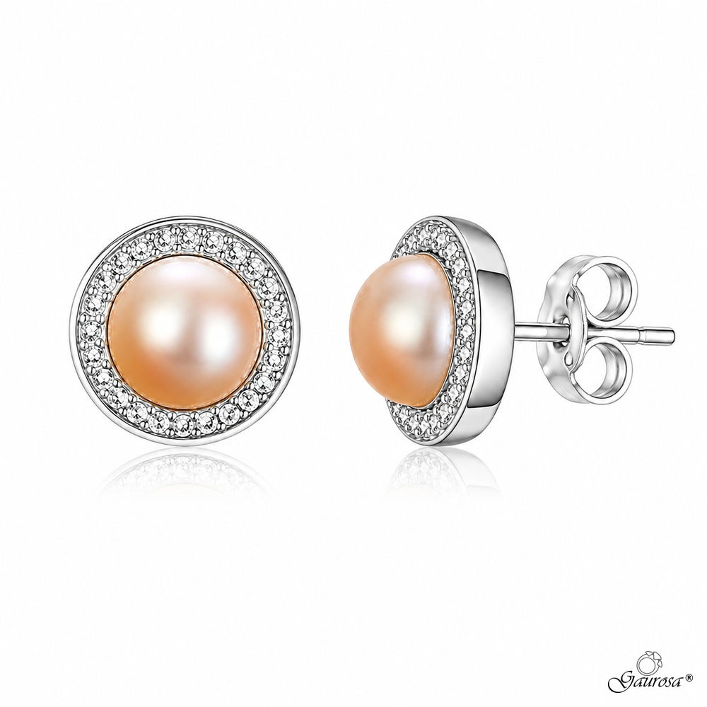 Orecchini Luce di Perla Rosa